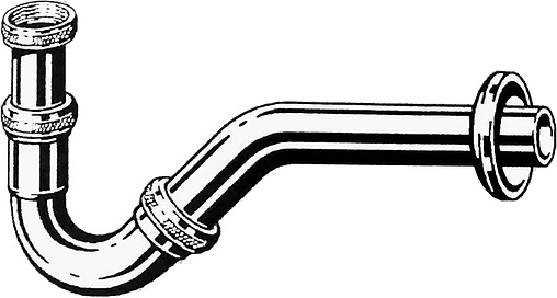 Сифон для биде Viega 5535 хром 103781