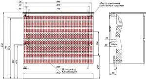 Тумба-умывальник подвесная Aquanet Джейн (Flat) 90 маренго 00335430+, 3