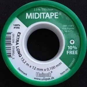 Лента ФУМ 12 x 0.1мм x 13,2м Unipak Miditape 1000307 Лента ФУМ 12 x 0.1мм x 13,2м Unipak Miditape 1000307, 4