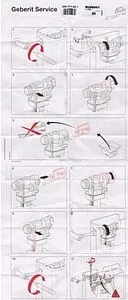 Механизм мембраны для заливного клапана Geberit Impuls 380 240.771.00.1, 2