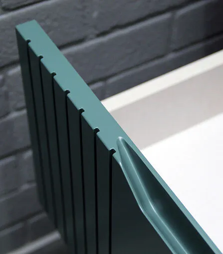 Тумба под умывальник подвесная Домино Garden 60 зеленый матовый DG2501T