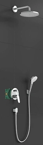 Душевая система со смесителем для душа Hansgrohe Crometta S 240 1jet хром 27958000