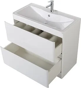 Тумба-умывальник напольная BelBagno ALBANO 80 Bianco Lucido ALBANO-800-2C-PIA-BL+, 4