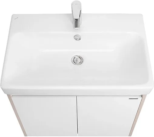 Тумба под умывальник Aquaton Сканди Doors 70 белый/дуб верона 1A278901SDB20