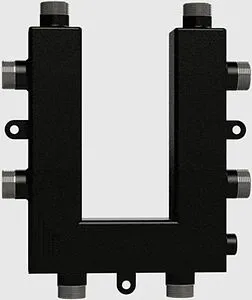 Коллектор распределительный кольцевой 3 контура 1"н x 1"н Север-KLK3 1925087 Коллектор распределительный кольцевой 3 контура 1"н x 1"н Север-KLK3 1925087, 3