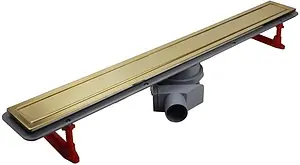 Лоток душевой Set 450мм h=52мм 0.8л/сек Pestan Confluo Premium Gold Line 450 13100051 Лоток душевой Set 450мм h=52мм 0.8л/сек Pestan Confluo Premium Gold Line 450 13100051, 1