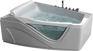 Ванна акриловая с гидромассажем Gemy 170x130 L G9056 B L Ванна акриловая с гидромассажем Gemy 170x130 L G9056 B L, 1