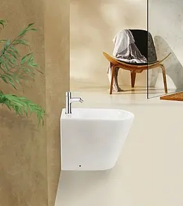 Биде напольное BelBagno Flay-R белый BB1003B, 3