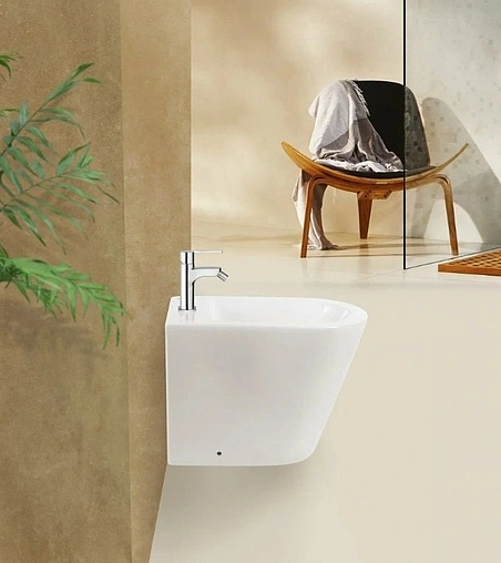 Биде напольное BelBagno Flay-R белый BB1003B