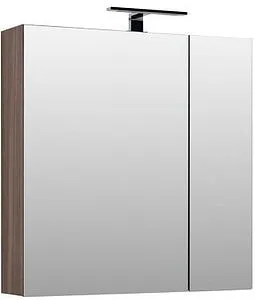 Шкаф-зеркало Aquanet Нью-Йорк 85 L орех 00203954 Шкаф-зеркало Aquanet Нью-Йорк 85 L орех 00203954, 1
