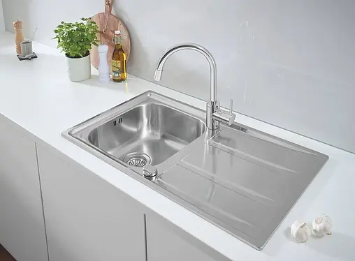 Мойка кухонная Grohe К400-86 нержавеющая сталь 31566SD0