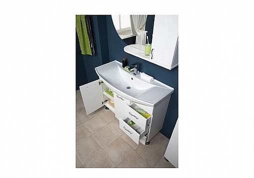 Тумба под умывальник напольная Aquanet Моника 105 белый 00186772