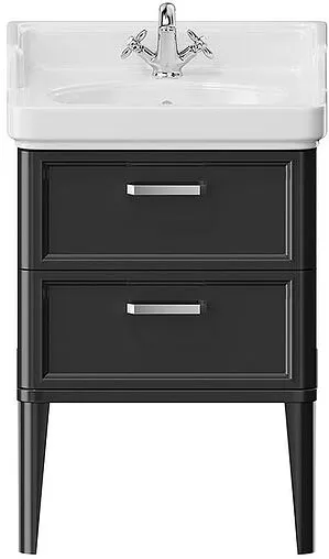 Тумба-умывальник напольная Kerama Marazzi Pompei 60 чёрный PO.N.60.2\BLK+PO.wb.60 Тумба-умывальник напольная Kerama Marazzi Pompei 60 чёрный PO.N.60.2\BLK+PO.wb.60
