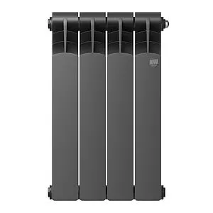 Радиатор биметаллический 4 секций Royal Thermo Revolution Bimetall 500 2.0 Noir Sable RTRBNS250004 Радиатор биметаллический 4 секций Royal Thermo Revolution Bimetall 500 2.0 Noir Sable RTRBNS250004, 2