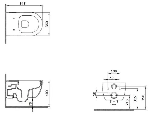 Унитаз подвесной безободковый Allen Brau Priority белый 4.31001.20