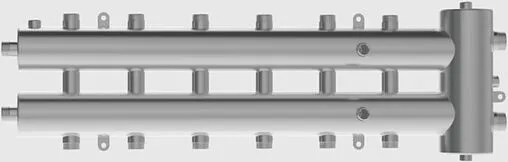 Распределительный коллектор 7 контуров с гидрострелкой 1¼&quot;н x 1&quot;н Север-R-М7(Aisi) 1955052