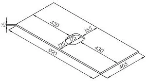 Тумба-умывальник подвесная Aquaton Либерти 100 дуб эльвезия 1A2796K4LY010, 4
