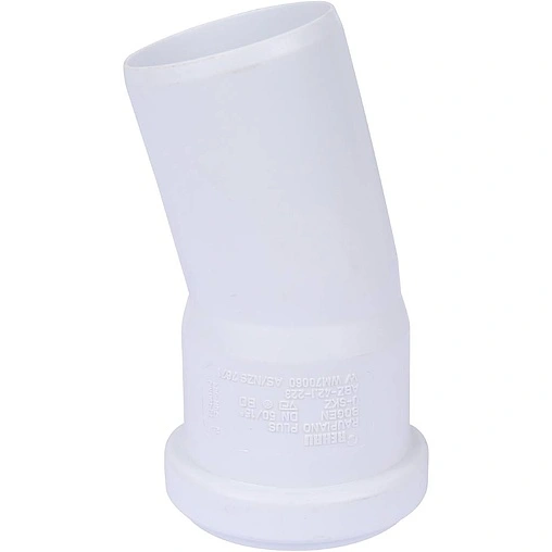 Отвод внутренний бесшумный D=50мм Угол 15° Rehau Raupiano Plus 11210941002