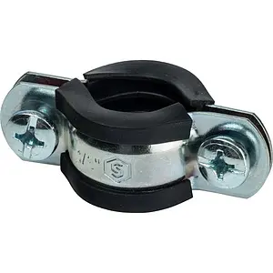 Хомут сантехнический обрезиненный ⅜" (15-19мм) Stout SAC-0020-000038 Хомут сантехнический обрезиненный ⅜" (15-19мм) Stout SAC-0020-000038, 1