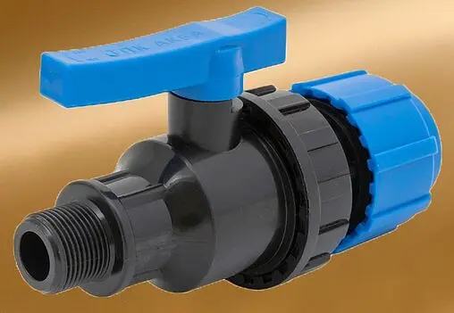 Кран шаровый с переходом на пнд трубу 50мм x 1½&quot;н ТПК-Аква 99255