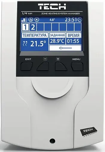 Контроллер для системы теплого пола TECH СЕРИЯ 4 ST-L-4 WiFi WG.20.0099