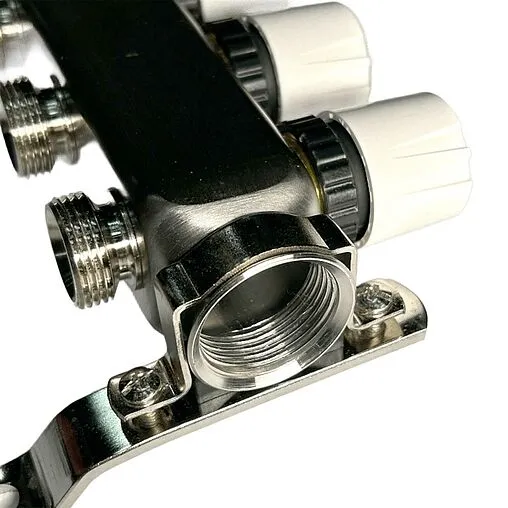 Группа коллекторная без расходомеров 4 отвода 1&quot;в/в x ¾&quot;ек Uni-fitt TECHNO 451W4304