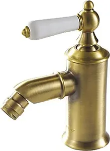 Смеситель для биде Bravat Art бронза/белый F375109U Смеситель для биде Bravat Art бронза/белый F375109U, 1