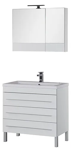 Шкаф-зеркало Aquanet Верона 90 L белый 00172339 Шкаф-зеркало Aquanet Верона 90 L белый 00172339