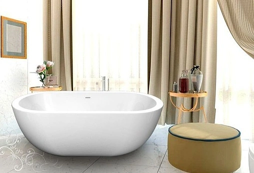 Ванна акриловая отдельностоящая BelBagno 180x86 BB13-1800