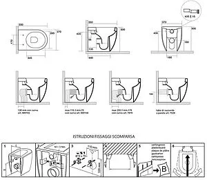 Унитаз приставной безободковый Kerasan Flo белый 311901 Унитаз приставной безободковый Kerasan Flo белый 311901, 2