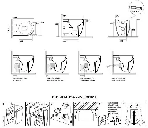 Унитаз приставной безободковый Kerasan Flo белый 311901
