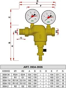 Фильтр тонкой очистки воды 1"н x 1"в Far FA 3934 1 Фильтр тонкой очистки воды 1"н x 1"в Far FA 3934 1, 2