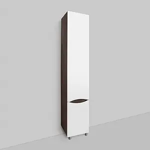 Шкаф-пенал Am.Pm Like 35 R белый глянец/венге M80CSR0356VF Шкаф-пенал Am.Pm Like 35 R белый глянец/венге M80CSR0356VF, 1