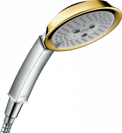 Лейка ручного душа Hansgrohe Raindance Classic 100 3jet хром/золото 28548090