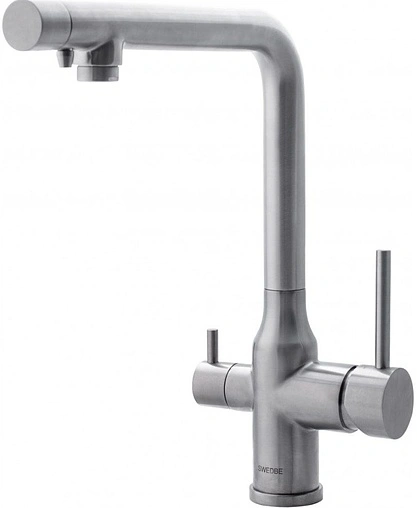 Смеситель для кухни с подключением к фильтру Swedbe Selene Plus нержавеющая сталь 8146 Смеситель для кухни с подключением к фильтру Swedbe Selene Plus нержавеющая сталь 8146