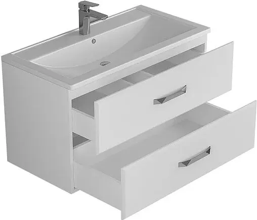 Тумба-умывальник подвесная Uperwood Foster 90 белый 291020532 Тумба-умывальник подвесная Uperwood Foster 90 белый 291020532