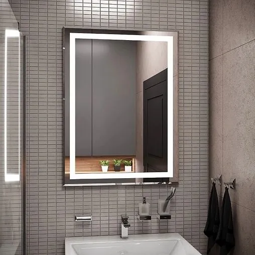 Зеркало с подсветкой Continent Пронто Люкс белый ЗЛП154