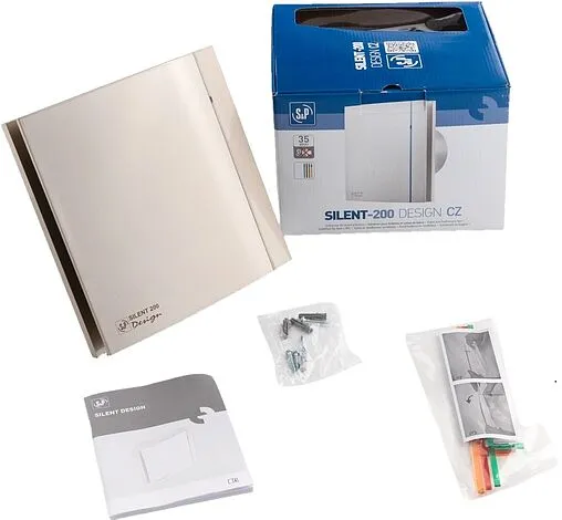 Вентилятор вытяжной Soler & Palau SILENT-200 CZ CHAMPAGNE DESIGN 4C Вентилятор вытяжной Soler & Palau SILENT-200 CZ CHAMPAGNE DESIGN 4C