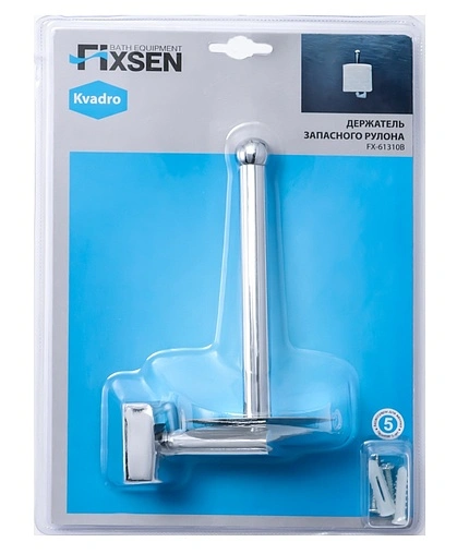 Держатель для запасных рулонов Fixsen Kvadro хром FX-61310B