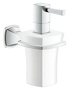 Дозатор для жидкого мыла Grohe Grandera хром/белый 40627000, 1