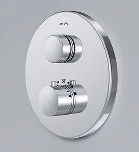 Термостат для 2 потребителей Am.Pm Inspire 2.0 хром F50A75700 Термостат для 2 потребителей Am.Pm Inspire 2.0 хром F50A75700, 3