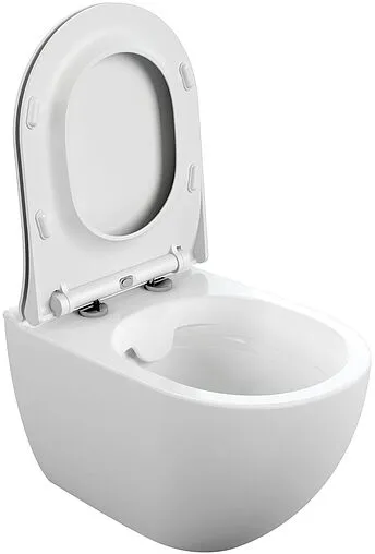 Унитаз подвесной безободковый Cersanit Brasko Smart Clean On DPL EO slim LP белый 64824