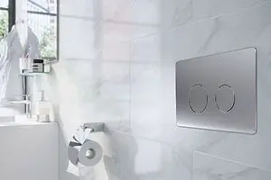 Клавиша смыва для унитаза Azario AZ-8200-0083/AZ-P57-0110 хром матовый, 3