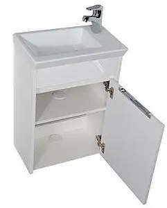 Тумба-умывальник подвесная Aquanet Дувр 45 белый 00182607+00182339 Тумба-умывальник подвесная Aquanet Дувр 45 белый 00182607+00182339, 5