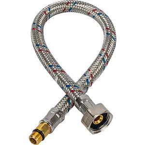 Гибкая подводка для смесителя Stout 0.4м x ½"в x М10x1 L18мм SHF-0025-181015 Гибкая подводка для смесителя Stout 0.4м x ½"в x М10x1 L18мм SHF-0025-181015, 1