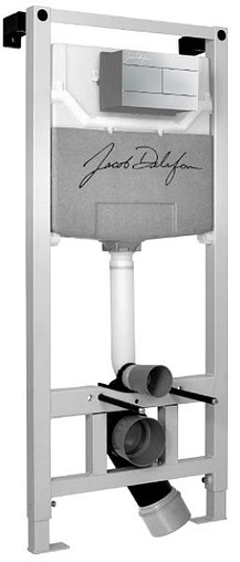 Комплект 5 в 1 Jacob Delafon Patio E21734RU-00 с кнопкой E4316-CP хром глянцевый