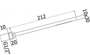 Лейка ручного душа Paffoni Premium хром ZDOC117CR Лейка ручного душа Paffoni Premium хром ZDOC117CR, 2