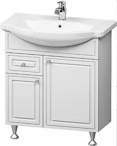 Тумба-умывальник напольная Damixa Palace One 75 белый M41-FSX0753WG-WCC075, 1