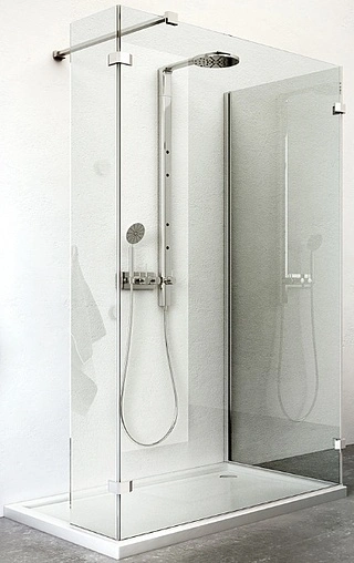 Душевое ограждение 1500x1000мм прозрачное стекло Roltechnik Walk WALK B/1500/1000 935-1500100-00-02