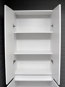 Шкаф-пенал напольный Айсберг Норма 60 белый DA1625P, 4